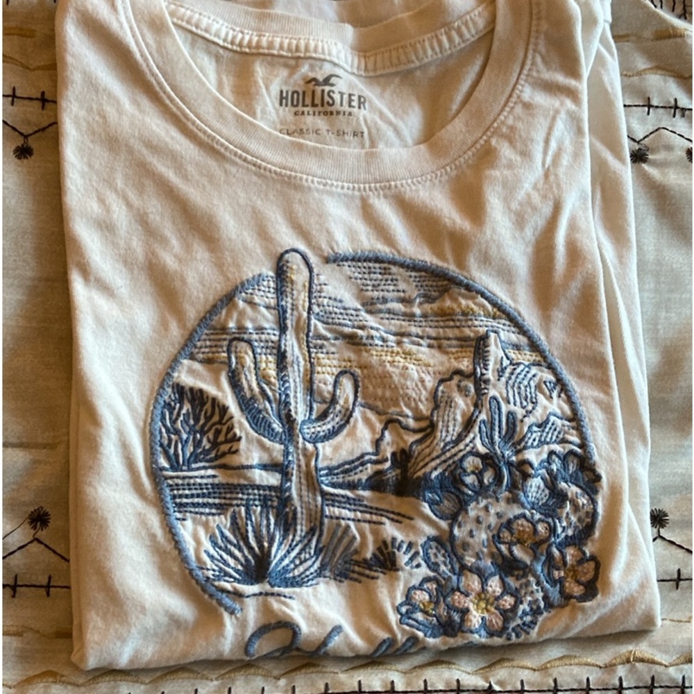 Embroidered Hollister T-shirt